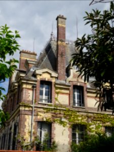 Belle demeure, rue Delacroix, Anet, Eure-et-Loir 