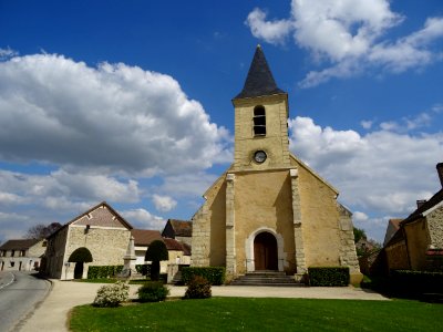 L'église Saint-Germain-de-Paris, Flexanville, Yvelines 