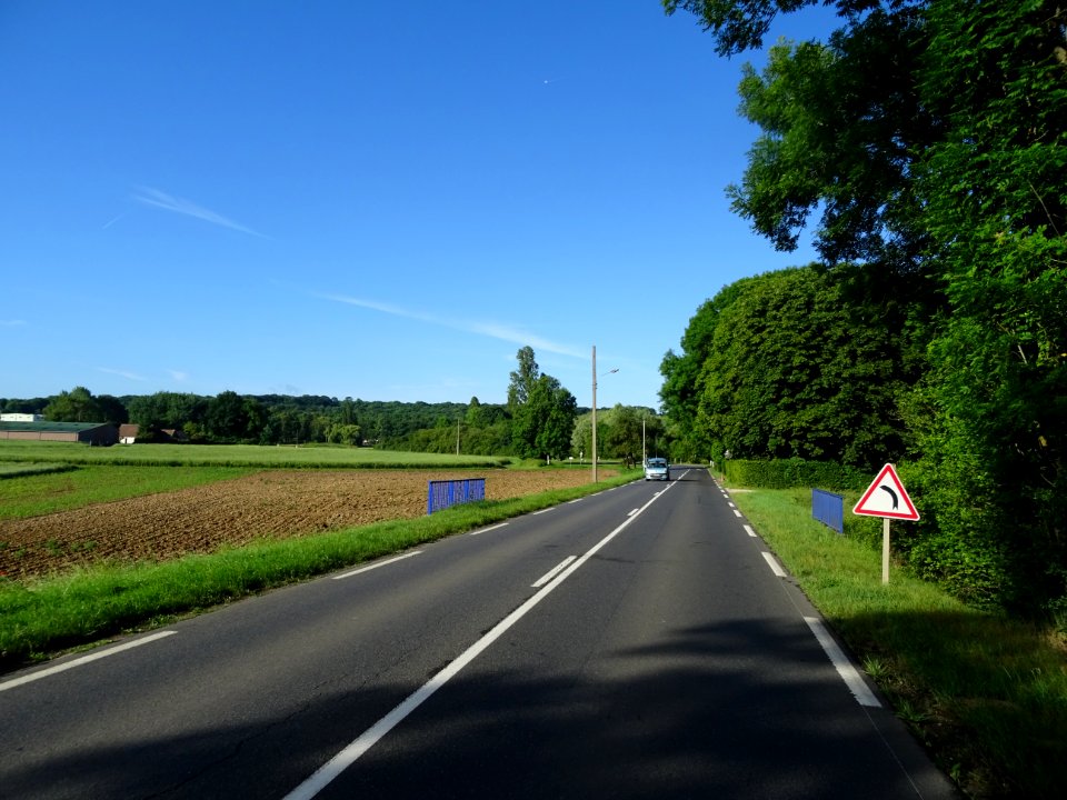 La D3, près de Marcoussis, Essonne 