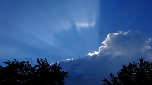 Storm nature dark clouds