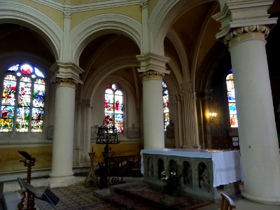 Autel, église Saint-Martin, Triel-sur-Seine, Yvelines 