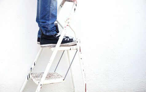 Worker white background do it yourself