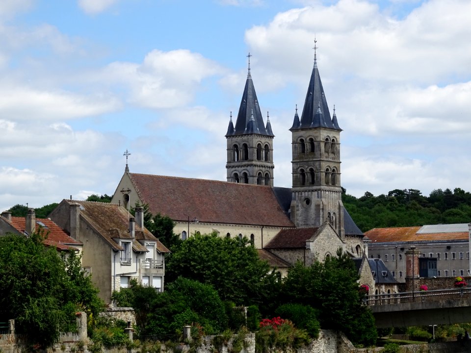 La collégiale Notre-Dame, Melun, Seine-et-Marne 