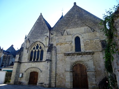 Façade à deux pignons, église Saint-Symphorien, Azay-le-Ri… 