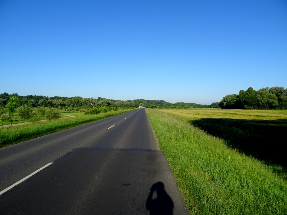 La première longue ligne droite de la journée ... il y en … 
