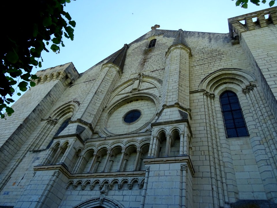 Façade nord de la collégiale Saint-Martin, Candes-Saint-Ma… 