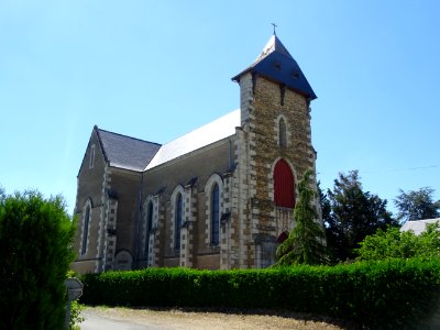 Eglise Saint-Just, Saint-Just-sur-Dive, Maine-et-Loire 