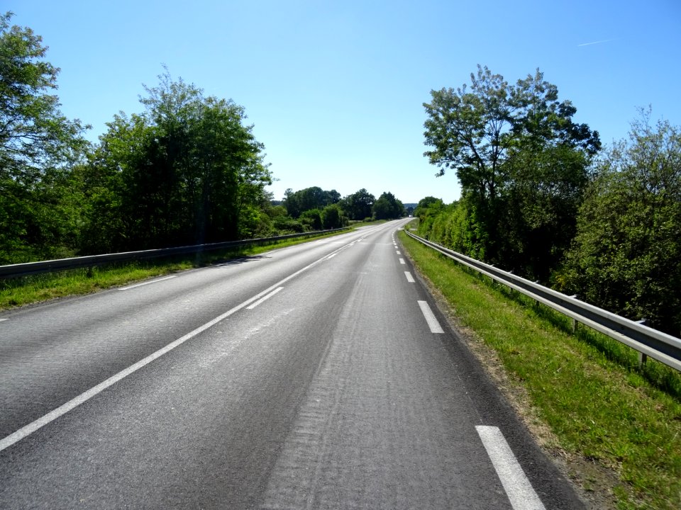 C'est la route vers Cholet, Maine-et-Loire 