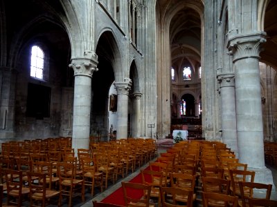 Nef, église Saint-Martin, Triel-sur-Seine, Yvelines 