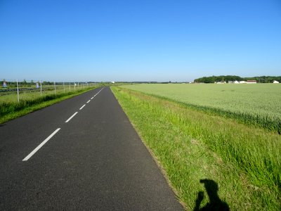 Ligne droite, soleil et vent d'Est dans le dos. Ca roule !… 