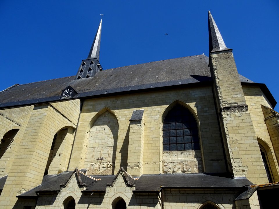 Collégiale Notre-Dame, Montreuil-Bellay, Maine-et-Loire. 