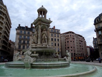 Place et fontaine des Jacobins, 2e arrondissement de Lyon,… 