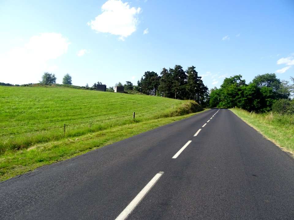 En repartant de Tence, Haute-Loire 