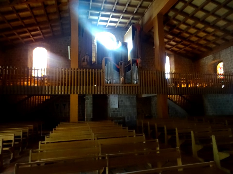 Intérieur de l'Eglise Saint-Martin, Tence, Haute-Loire 