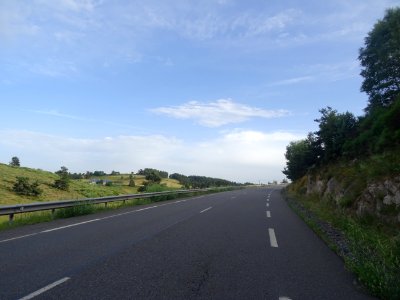 La route nationale N88 à la hauteur du hameau de Boissanfe… photo
