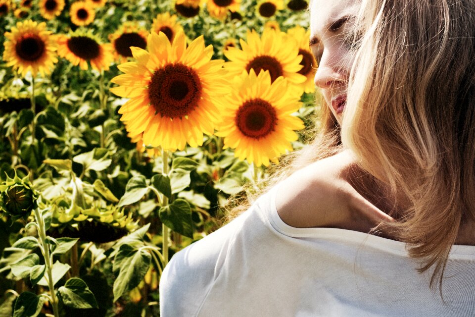 View portrait woman
