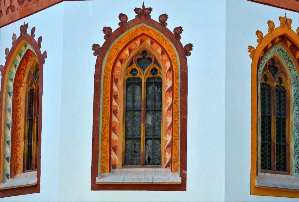 Color painting facade