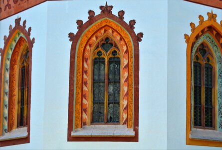 Color painting facade