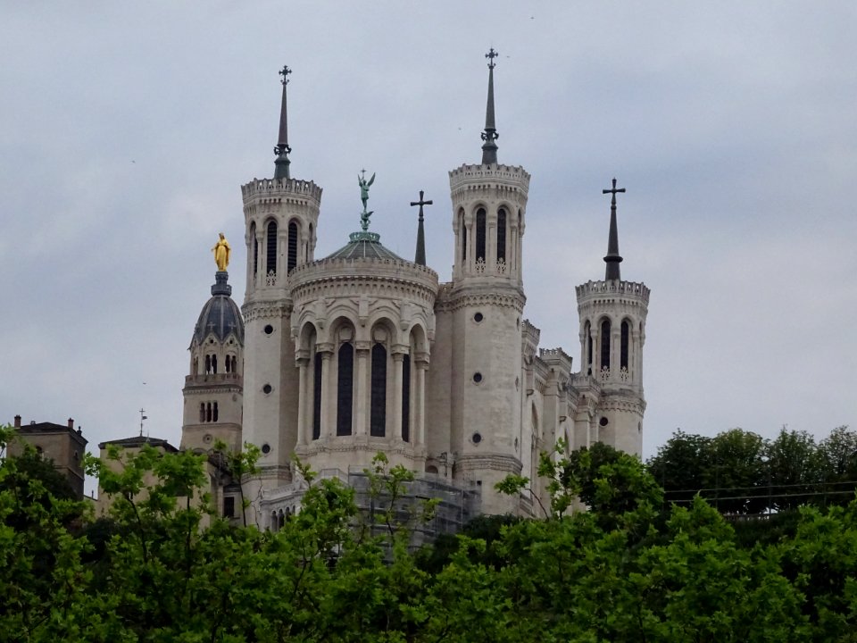 La Basilique Notre Dame de Fourvière, Lyon, Rhône 