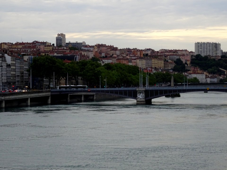 Le Rhône à Lyon, Rhône 