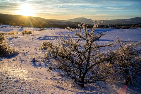 Hochrhoen wasserkuppe rhön winter
