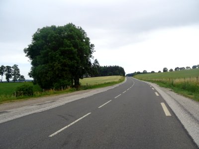 Après Langogne, la route qui monte au Col de la Baraque de… 