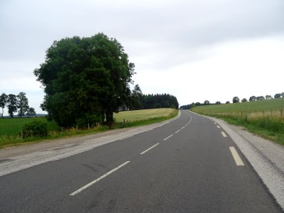 Après Langogne, la route qui monte au Col de la Baraque de… photo