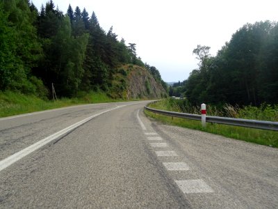 La grande descente entre Pradelles et Langogne, entre Ardè… 