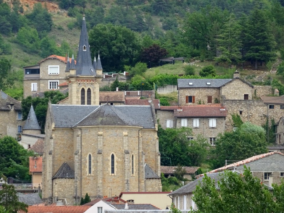 Eglise Saint-Baudile, La Cresse dans les gorges du Tarn, A… 