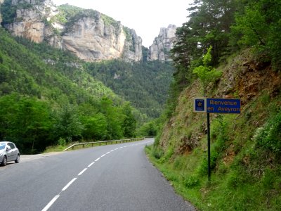 Dans les gorges du Tarn, Aveyron 