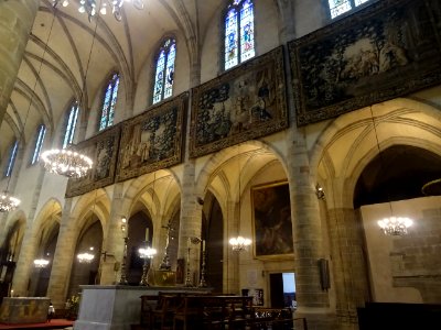 Nef, cathédrale Notre-Dame-et-Saint-Privat, Mende, Lozère 