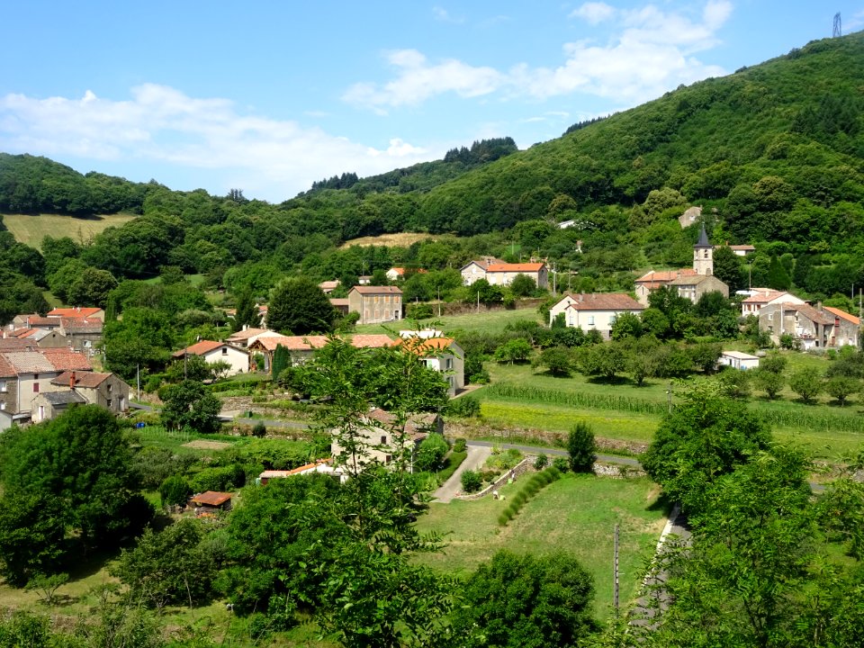 Eglise Saint-Mathias et quelques maisons, Marthomis, Hérau… 