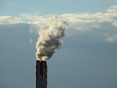 Clouds industry power plant