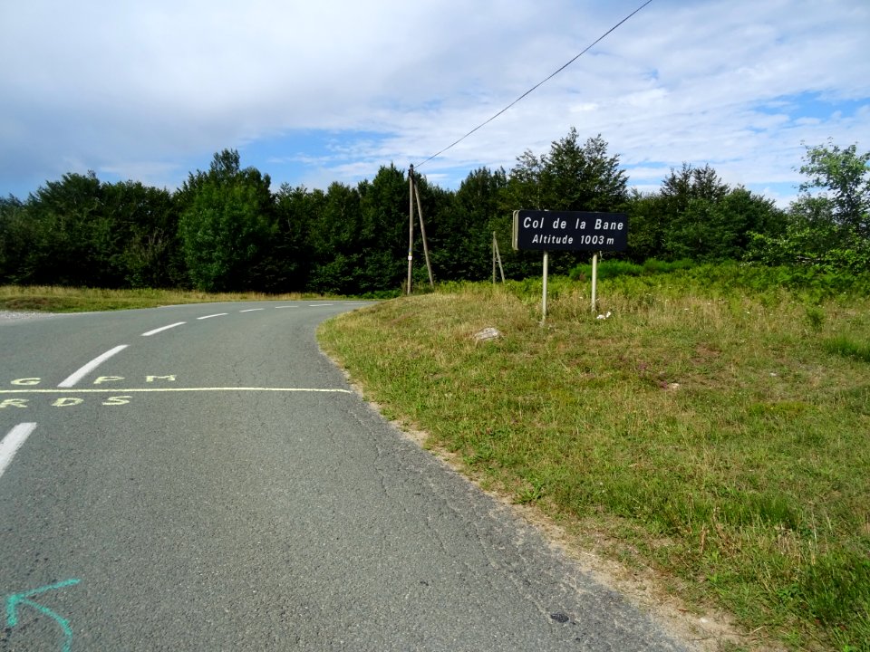 Col de la Bane, 1003 m, dans les Monts du Somail, Hérault 