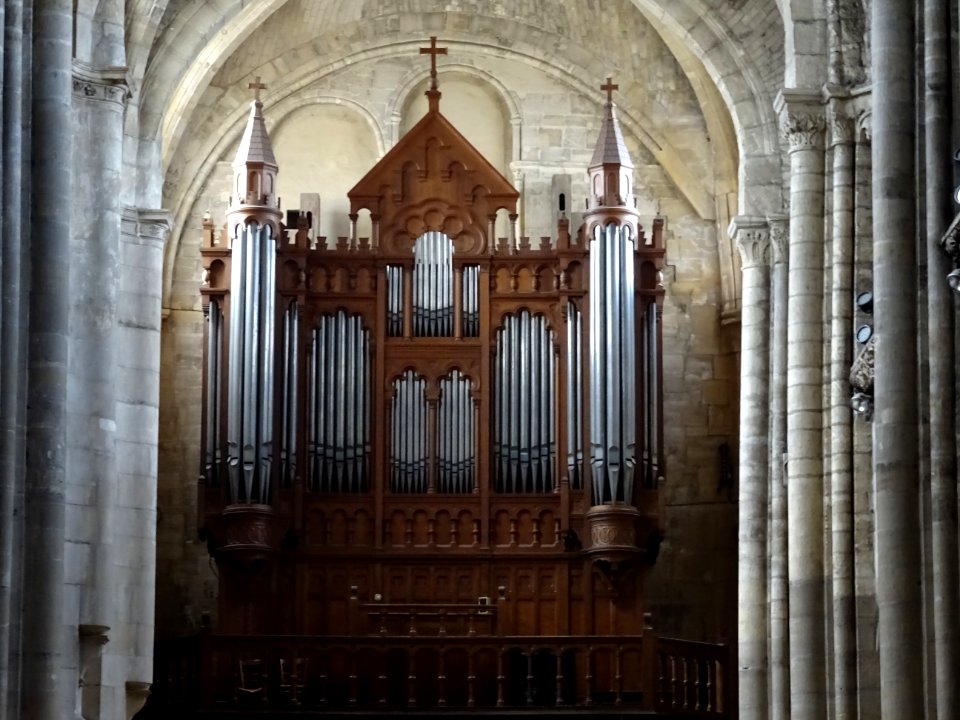 Orgue, collégiale Notre-Dame de Poissy, Poissy, Yvelines 