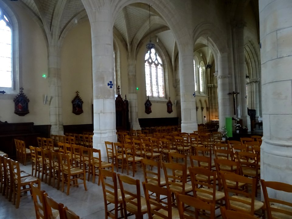 Nef, église Saint-Pierre-et-Saint-Paul, Sarcelles, Val-d'O… 