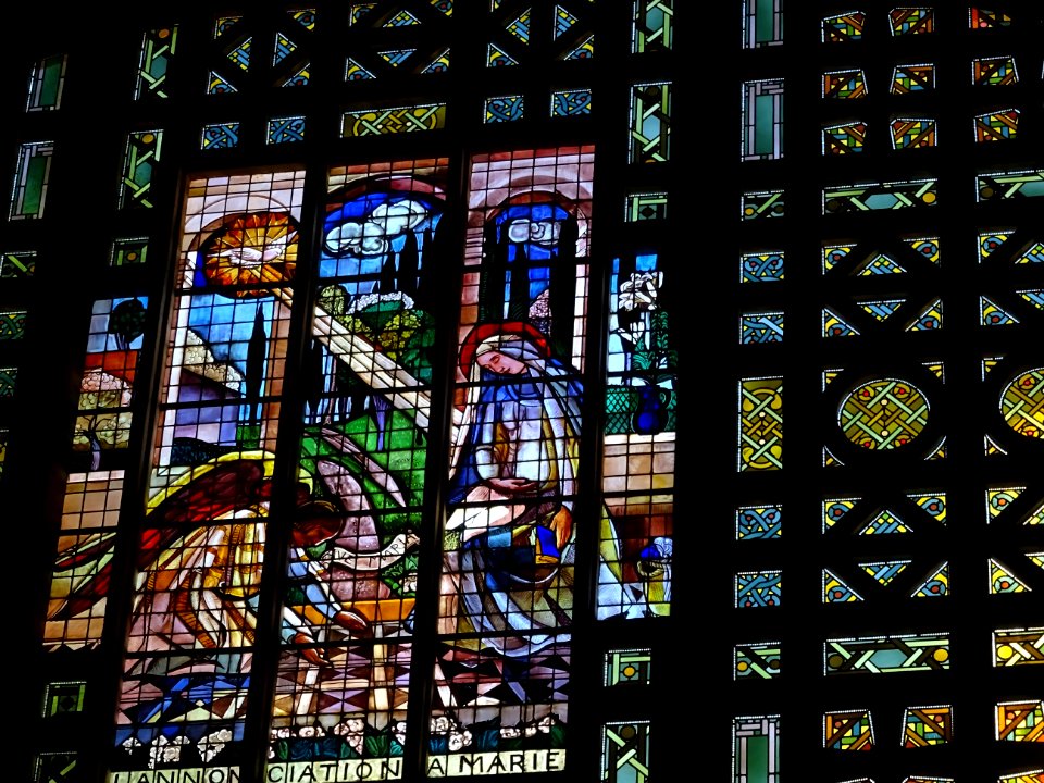 Vitraux, église Notre Dame du Raincy, Le Raincy, Seine-St-… 