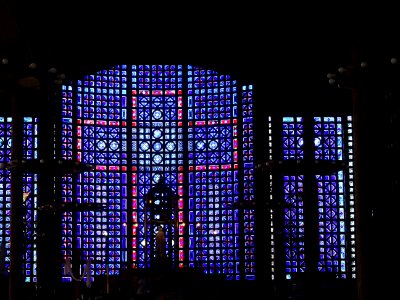 Vitraux, église Notre Dame du Raincy, Le Raincy, Seine-St-… photo