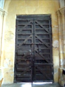 Porte, église Saint-Martin, Triel-sur-Seine, Yvelines 