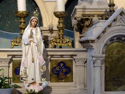 Statue, église Saint-Pierre-et-Saint-Paul, Sarcelles, Val-… 