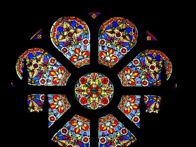 Vitrail, église Saint-Pierre-et-Saint-Paul, Sarcelles, Val… 