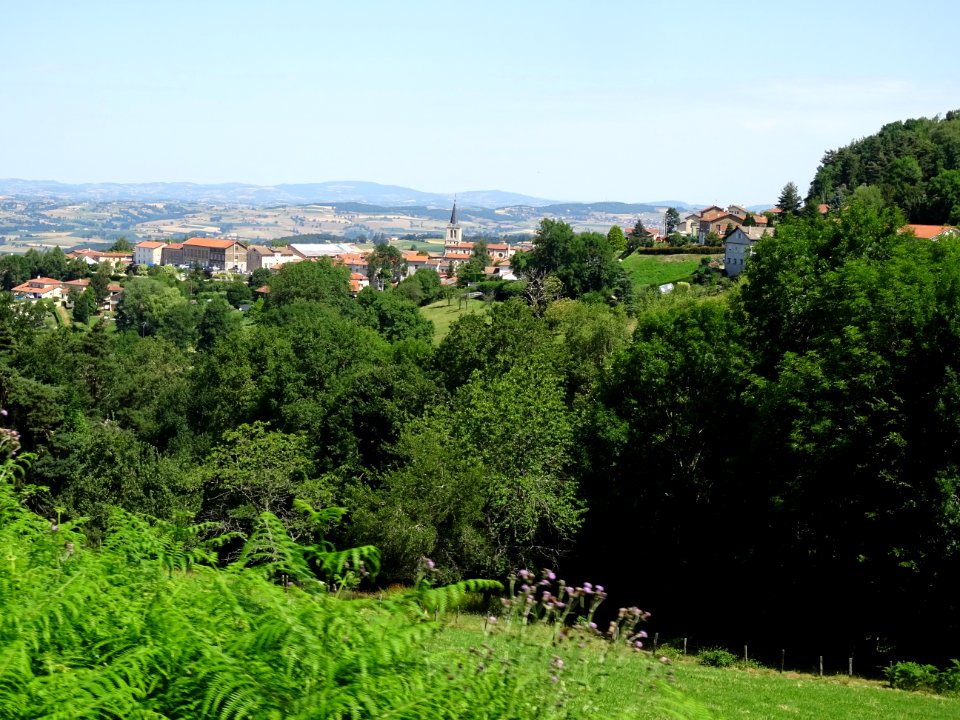 Vue générale sur Grammond, Loire 