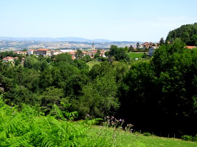 Vue générale sur Grammond, Loire 