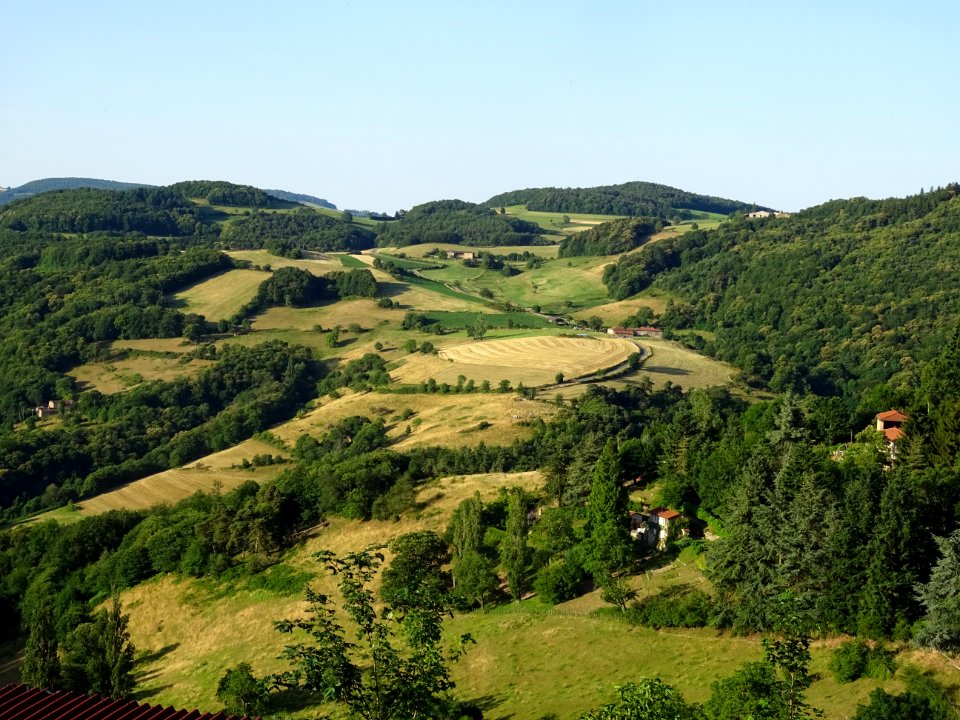 Premier matin, la vue depuis Yzeron, Rhône 