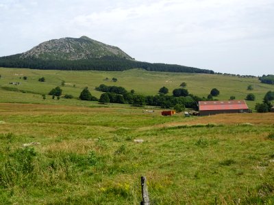 Le Mont Chaulet, à la limite entre la Haute-Loire et l'Ard… 
