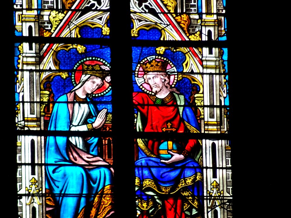 Vitraux, cathédrale Notre-Dame-et-Saint-Privat, Mende, Loz… 