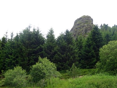 La Grosse Roche, en montant vers le col de la Croix Peccat… 