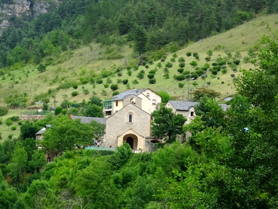 Hameau La Sablière, dans les gorges du Tarn, Lozère 