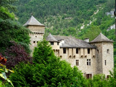 Château de la Caze, route des gorges du Tarn, Ste Enimie, … 