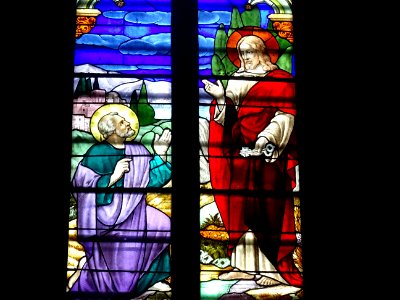 Vitraux, cathédrale Notre-Dame-et-Saint-Privat, Mende, Loz… 